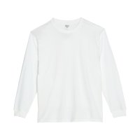 プリントスター Printstar 00110-CLL ヘビーウェイトLS-Tシャツ +リブ　 ホワイト　XS-XL