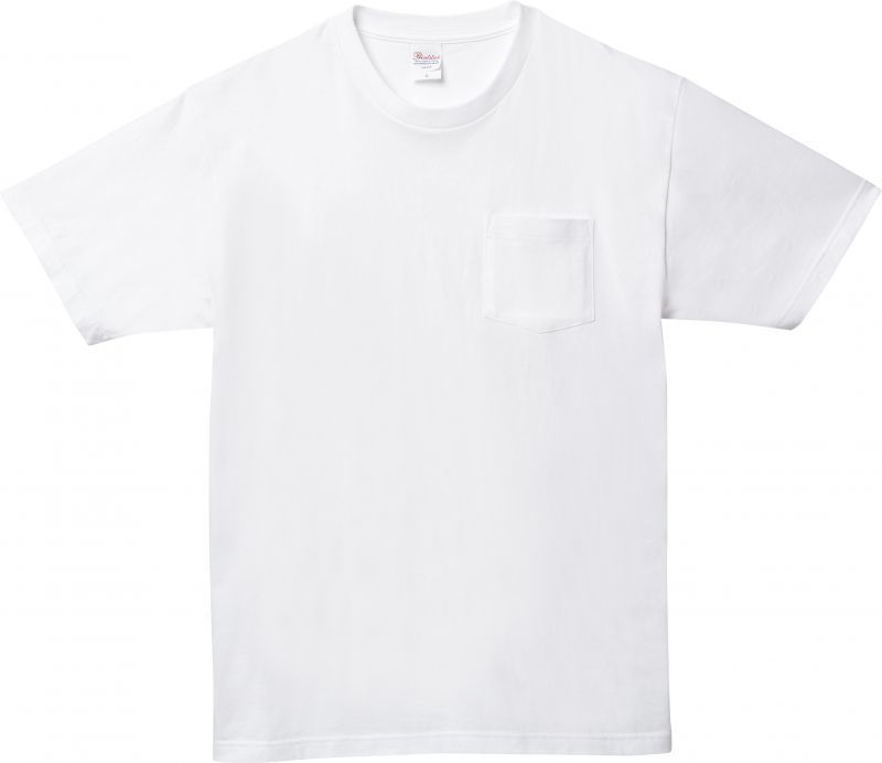 画像1: プリントスター （Printstar） 00109-PCTヘビーウェイトポケットTシャツホワイト XS-XL
