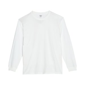 画像: プリントスター Printstar 00110-CLL ヘビーウェイトLS-Tシャツ +リブ　 ホワイト　XS-XL